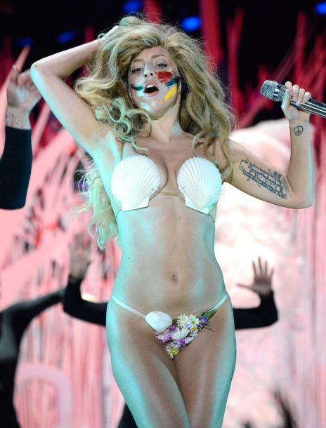 Lady Gaga performs